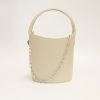 Bolso piel creta beige