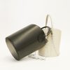 Bolso piel creta negro