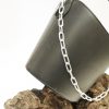 Bolso piel creta negro